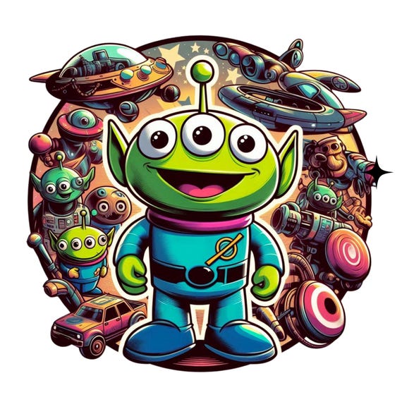 Toy Story Alien Png Clipart, Alien Png, Toy Story Png Clipart, Toy