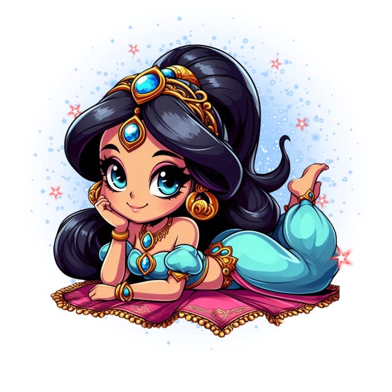 Princess Jasmine Png Clipart, Jasmine Magical Design, Aladdin