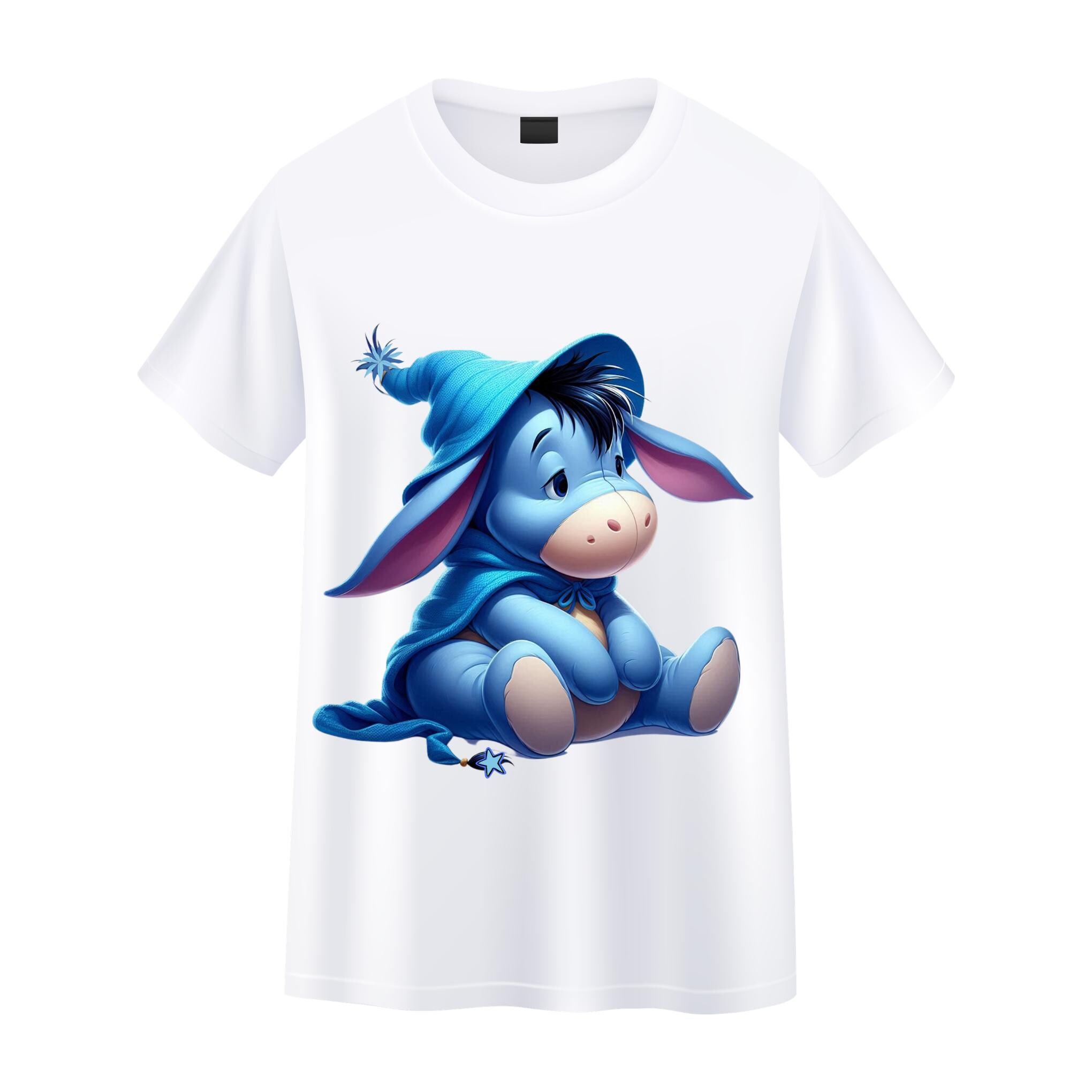 Cappello Winnie The Pooh Ih-Oh Eeyore | Grigio Con Orecchie 3D E Peluche | Taglia Unica Regolabile - 3