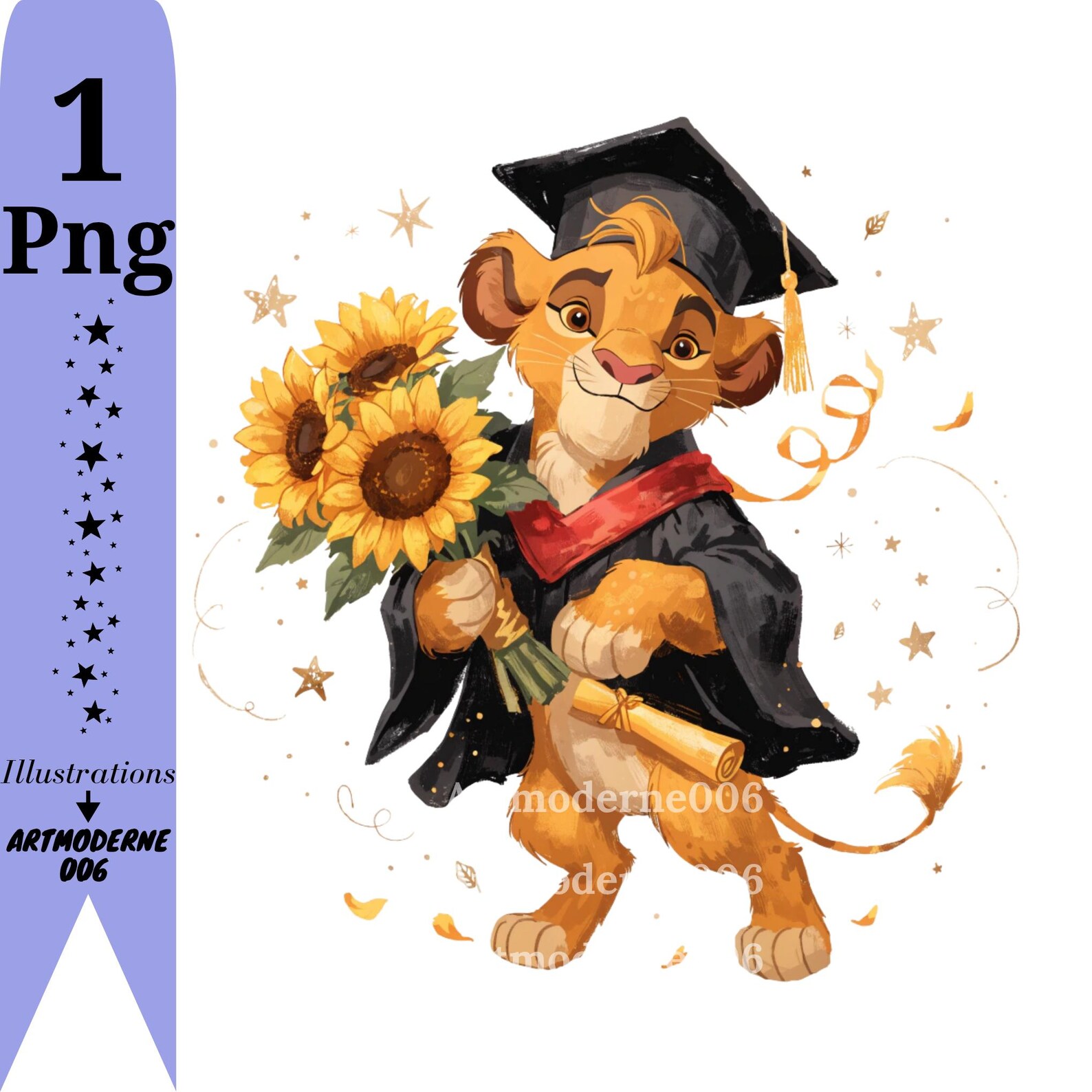 Graduation Simba Simba Graduation Design, Simba Png Clipart, Simba School, the Lion King ...