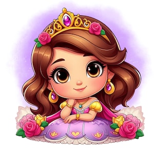 sofia the first png clipart, Princess sofia watercolor background, Princess sofia png, instant download