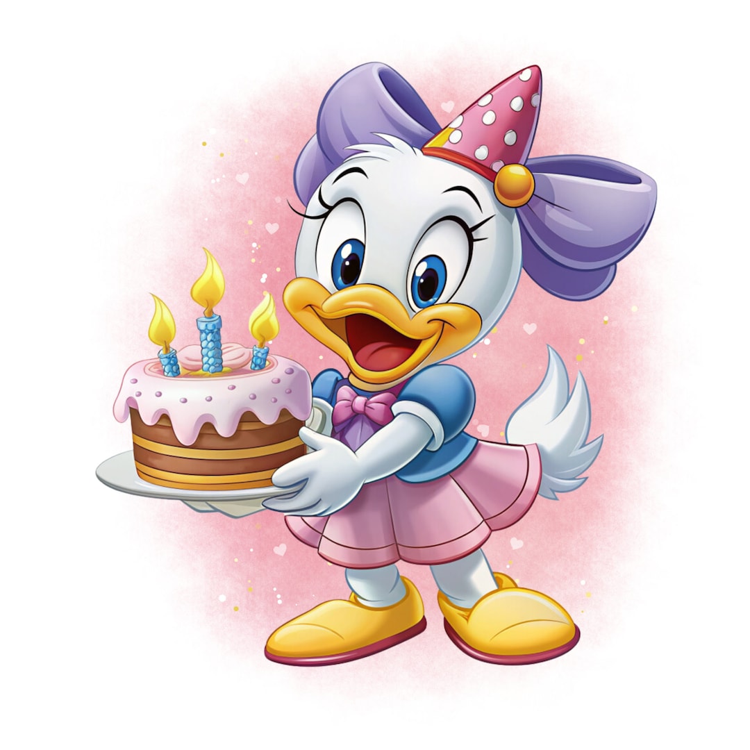 新品★デイジーダック Daisy Duck アヒル デイジー ダック 油絵風 絵 新品☆デイジーダック Daisy Duck アヒル デイジー ダック 油絵