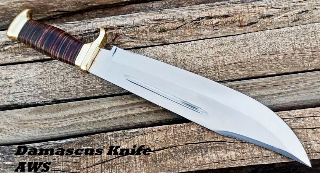 Crocodile Dundee Bowie Knife Custom Handmade D2 Tool Steel - Etsy