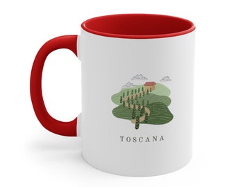 TOSCANA/TUSCANY Accent Coffee Mug, 11oz