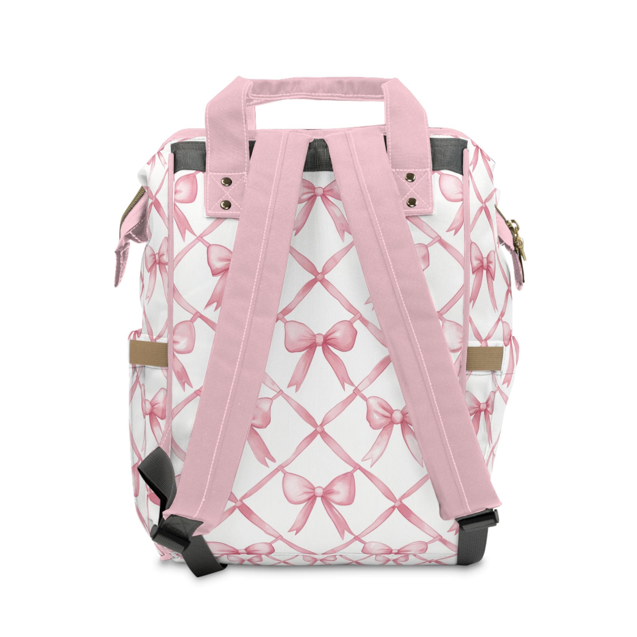 Pink Ribbons and Bows Multifunctional Backpack or Diaper Bag - Etsy