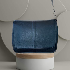 Sac classique en cuir fabriqué à la main - Cadeau parfait pour maman - Surprise d'anniversaire - Élégance décontractée - Sac rectangulaire