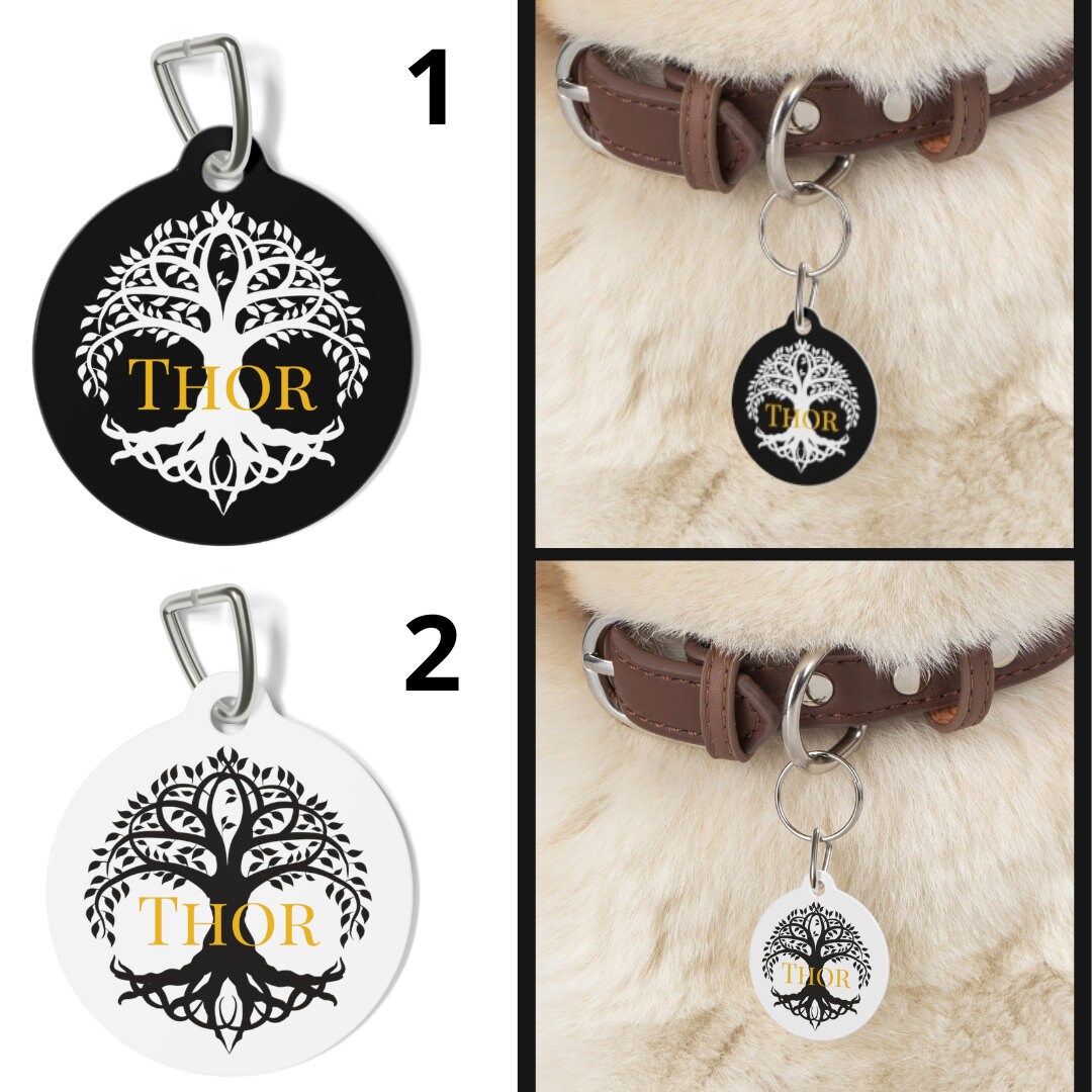 Norse Viking Dog Tag Norse Viking Runes Keychain Tribal Etsy