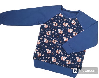 Kindershirt met vossenprint van Oeko Tex-stof