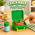 3D Printed Lunchbox Fidget Clicker Keychain | Mini Sensory Click Toy, Choose Style Combo