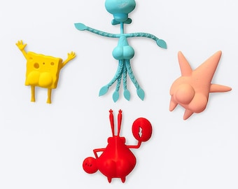 Sea Sponge Butt Magnets Refrigerator Magnets