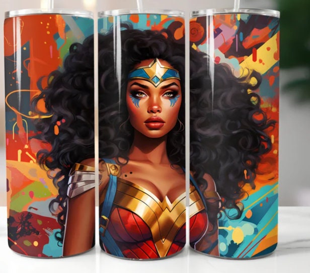 Six Flags Magic Mountain Dc Comics Wonder Woman Tumbler & Straw