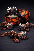 Articulated Baby Dragon in Egg | 3D Printed Fantasy Collectible