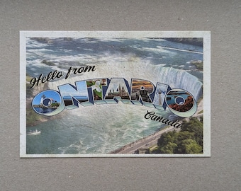 Hello from Ontario Postcard - Perfect for Postcrossing!