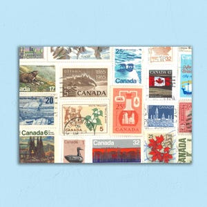 Canada Stamp Postcard - Perfect for Postcrossing!