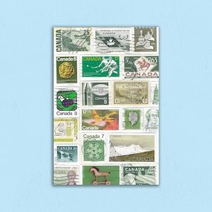 Carte postale verte du Canada - Parfaite pour les traversées !