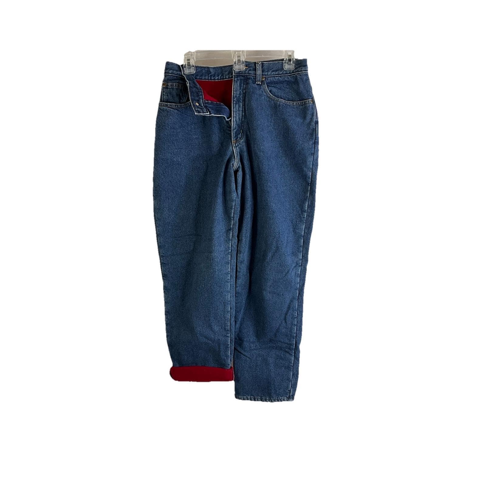 HOT Flannel Lined Faded Glory Fleece Lined Jeans Fleece Lined