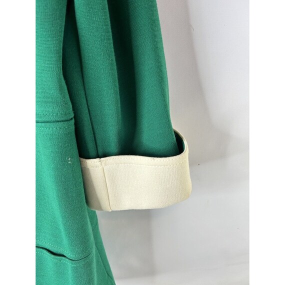 70s Womens Color Block Toggle Button Knit Blazer … - image 5