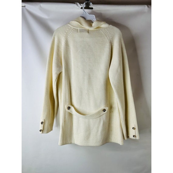 70s Womens Large Double Breasted Knit Blazer Card… - image 7