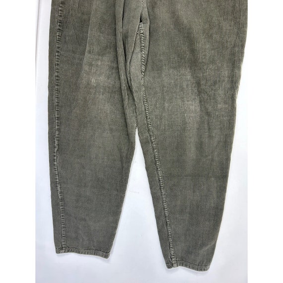 90s Womens 14 Wide Whale Corduroy High Rise Faded… - image 3