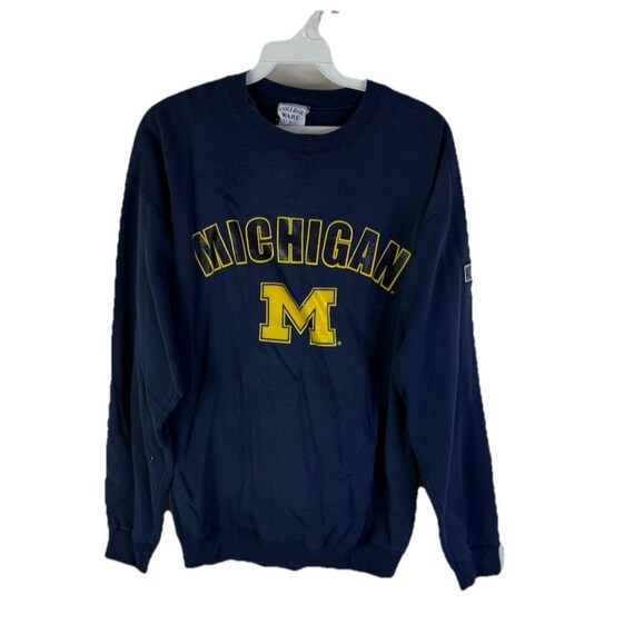 90s Michigan Wolverines Distressed Faded Crewneck Sweatshirt Mens Medium, Vintage Michigan Sweatshirt, Michigan Wolverines Sweatshirt