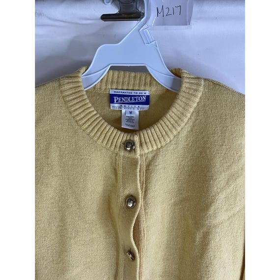 90s Pendleton Womens Medium Petite Lambswool Knit… - image 6