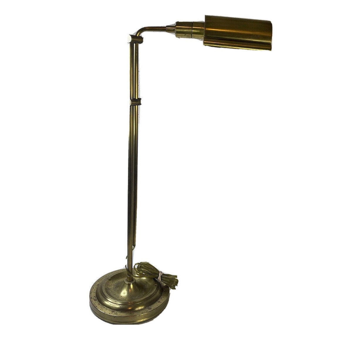 Vintage brass 2024 pharmacy floor lamp