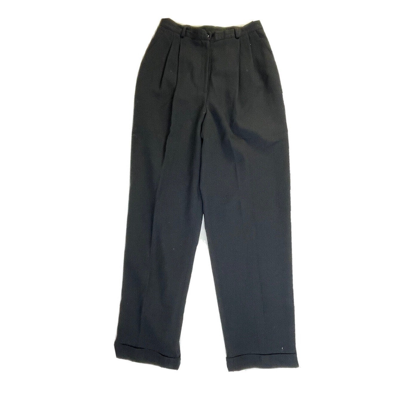 90s Lauren Ralph Lauren Womens 8 Worsted Wool Pleated Cuffed