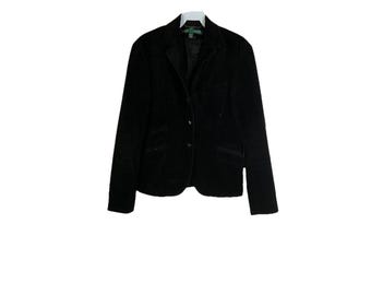 Giacca blazer in velluto a coste con balena piccola e larga da donna Lauren Ralph Lauren anni '90, Blazer Lauren Ralph Lauren, Blazer in velluto a coste da donna