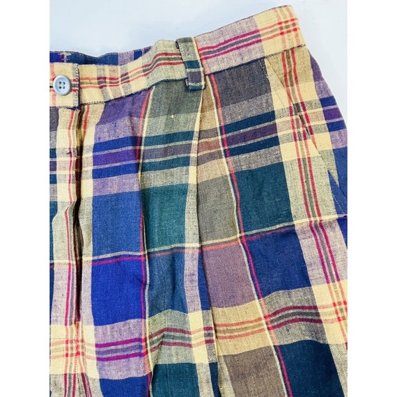 90s Lauren Ralph Lauren Womens 12 Linen Rainbow M… - image 2