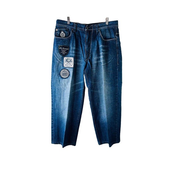 Y2k patchwork jeans hysteric glamour - Gem Y2k patchwork jeans hysteric glamour - Gem