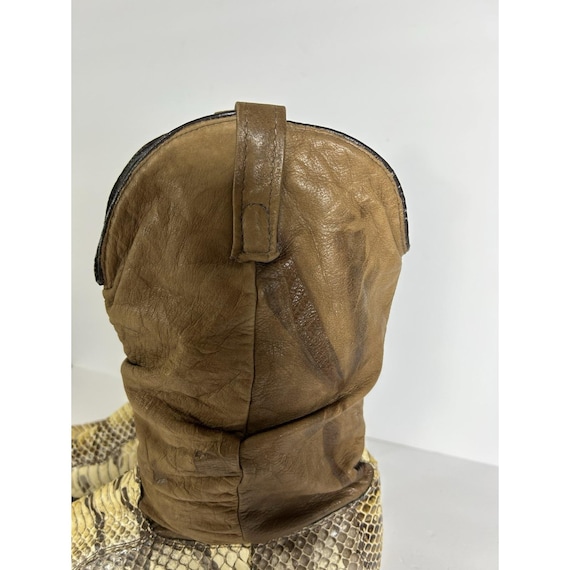 90s Snake Skin Python Leather Western Cowboy Boot… - image 10