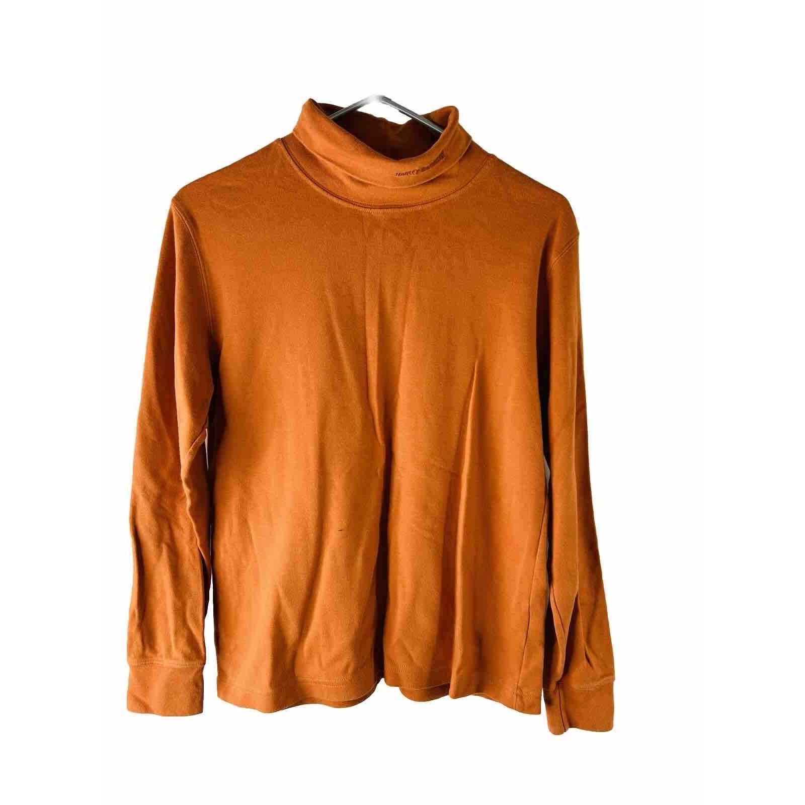 Buy Orange Turtleneck Shirt Online In India India