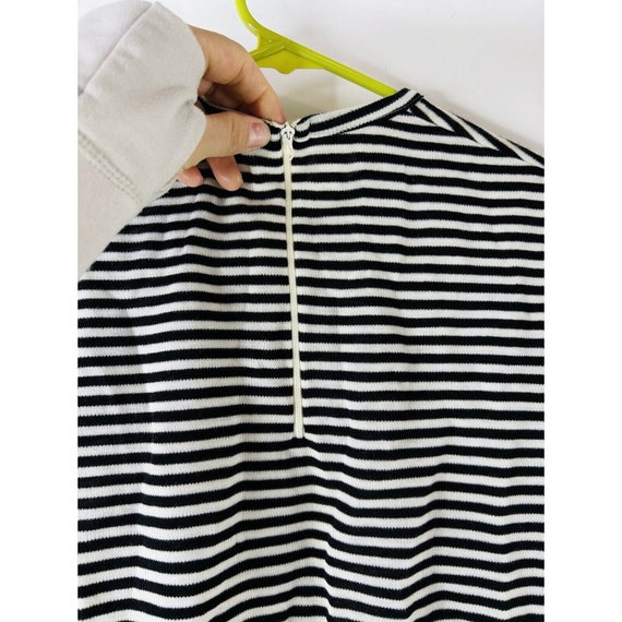 70s Womens Large Micro Stripe Short Sleeve T Shir… - image 7