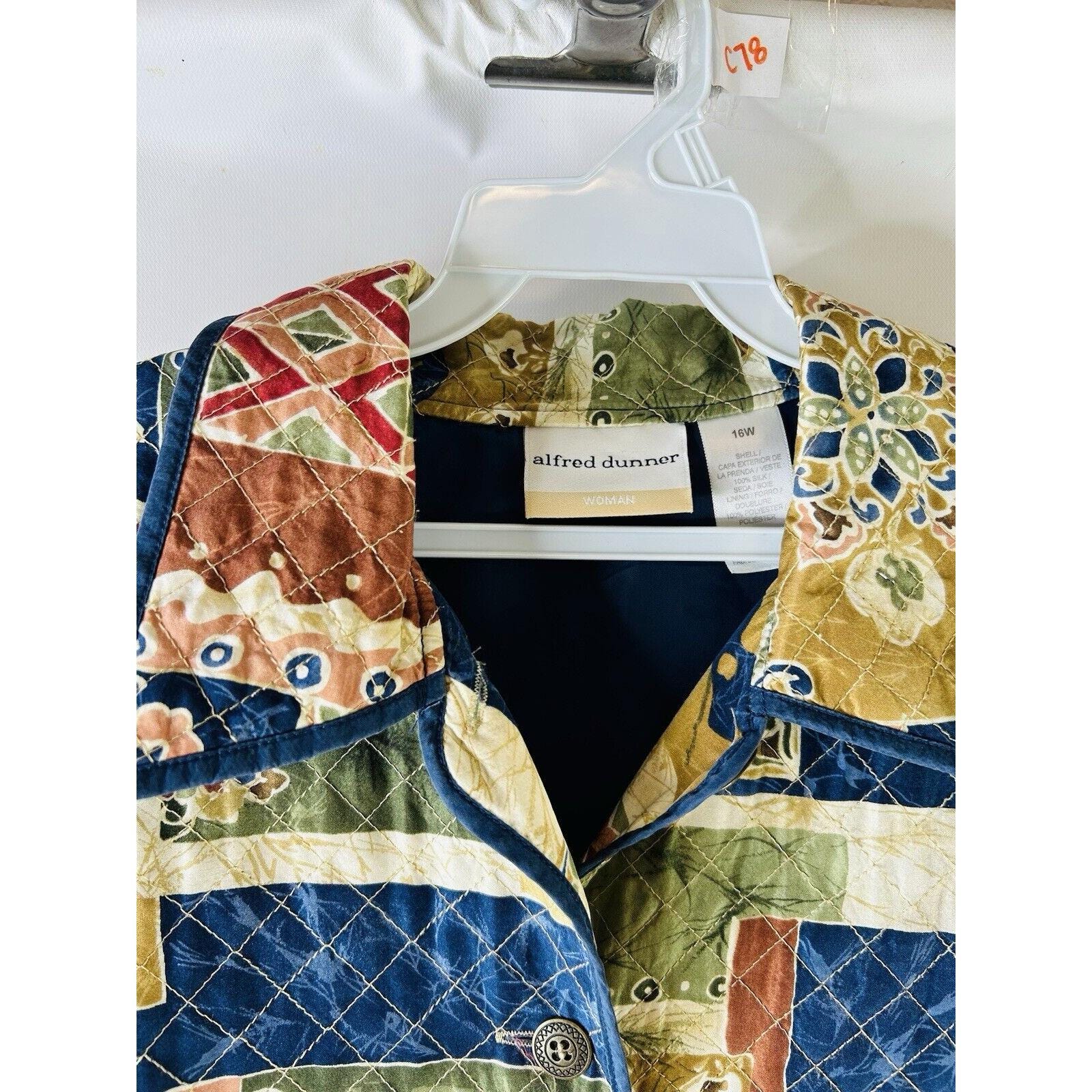 90s Womens 2XL Silk Patchwork Floral Quilt Coat Quilted Jacket