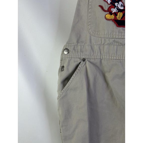 90s Disney Mickey Mouse Script Stitched Baggy Kha… - image 5