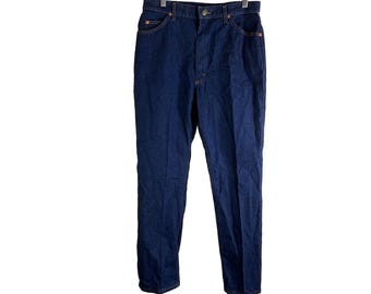Dode inventaris jaren 80 LEE Womens 16 rechte pijpen hoge taille zwaargewicht jeans VS, LEE Womens jeans, dode inventaris jaren 80 jeans, vintage hoge taille jeans