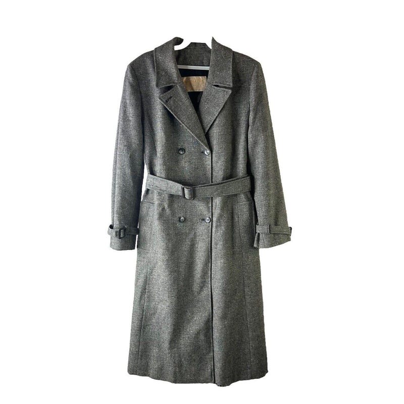 Belted Wool Long Coat