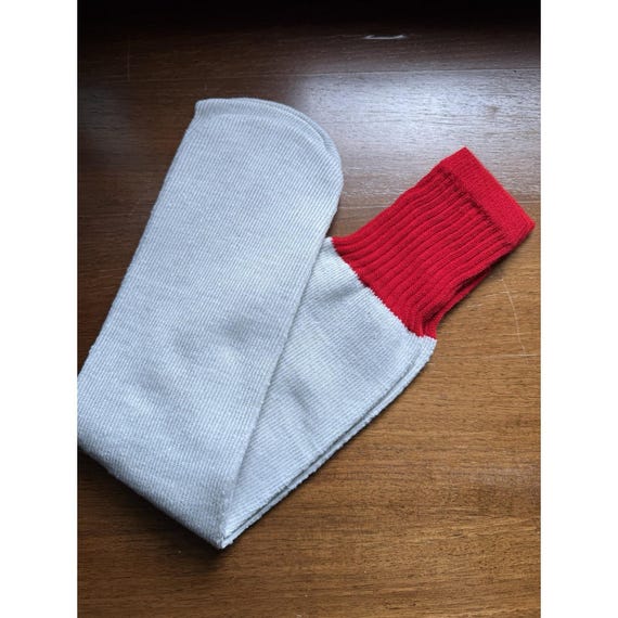 Deadstock Vintage 80s Thermal Boot Tube Socks USA Mens 10-13, Vintage Tube Socks, Mens Thermal Socks, Heavyweight Socks View 4