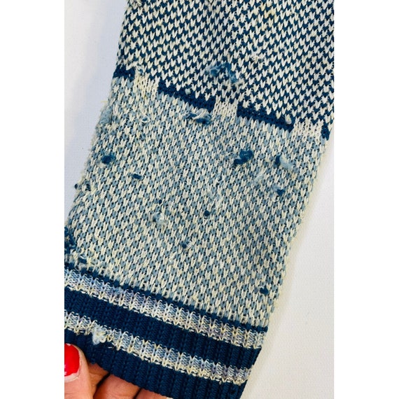 1970s Womens 8 Diamond Argyle Knit Twinset Cardig… - image 9