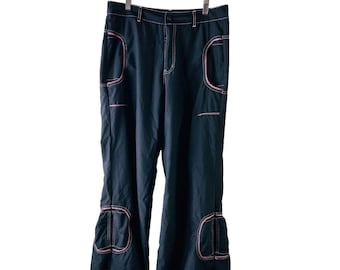 ヴィンテージ MacGear パンツ ワイドレッグ サイバーゴス レイバー