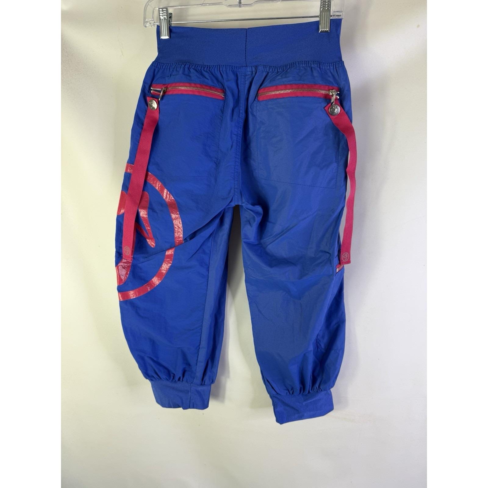 Y2K ZUMBA Womens Small Baggy Spell Out Joggers Jogger Capri Pants