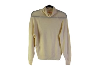 70s Pendleton Virgin Wool Lightweight Turtleneck Sweater Womens Large, Pendleton Womens Sweater, Vintage Virgin Wool Sweater, Blank Sweater