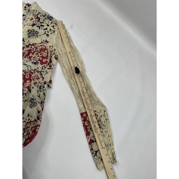 70s Gunne Sax Jessica McClintok Womens 2 Floral Lace … - Gem