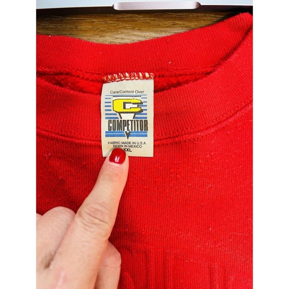 90s Mens 2XL Ohio State Buckeyes Embossed Faded C… - image 5