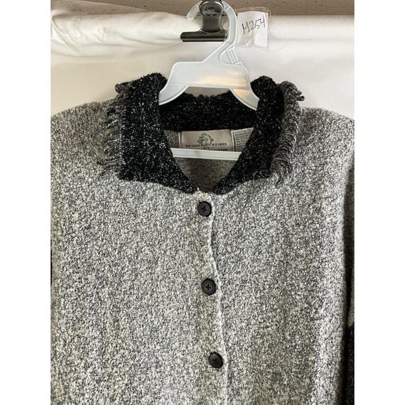 90s Design Options Womens Large Color Block Fring… - image 4