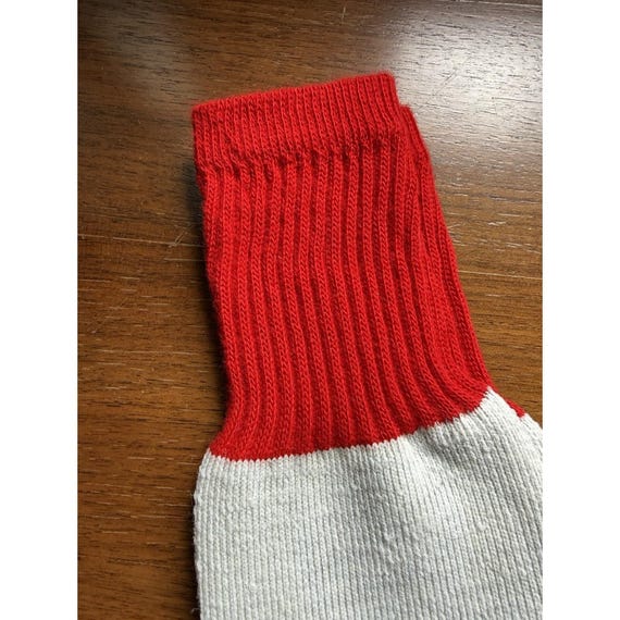 Deadstock Vintage 80s Thermal Boot Tube Socks USA Mens 10-13, Vintage Tube Socks, Mens Thermal Socks, Heavyweight Socks View 2