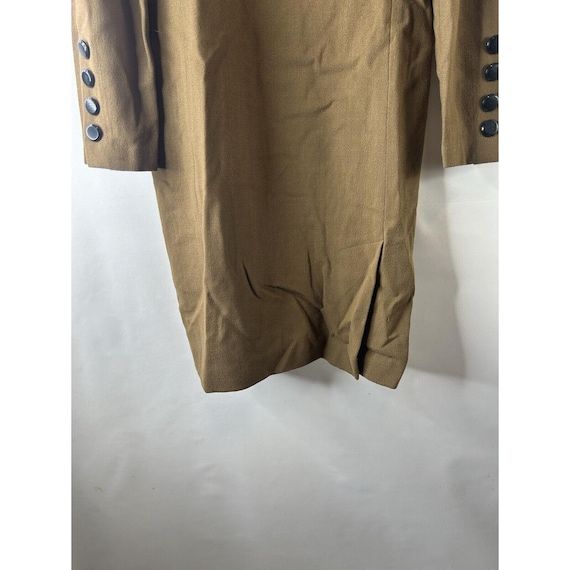 80s Womens 6 Wool Turtleneck Button Cuff Structur… - image 5