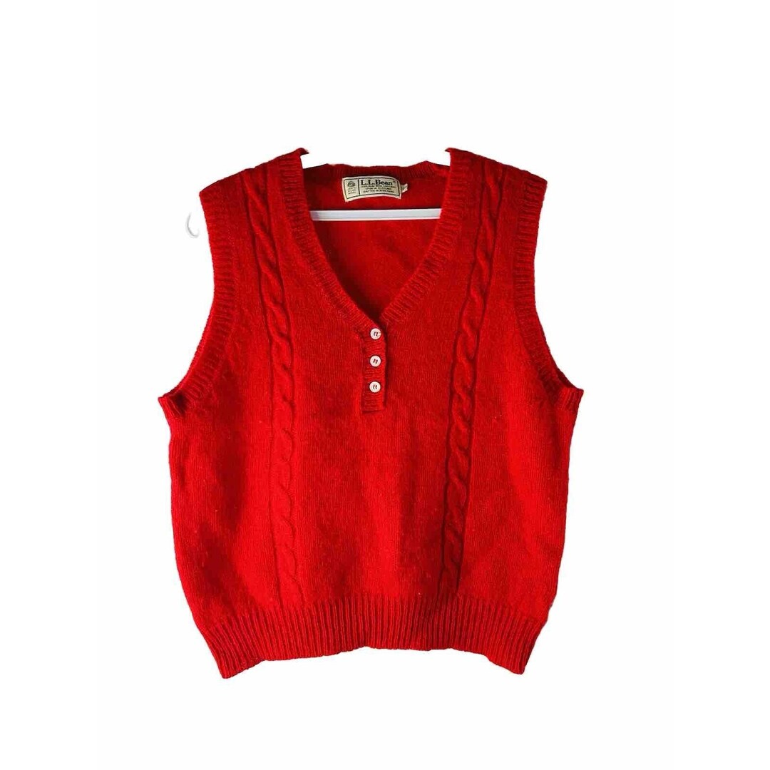 80s L.L. Bean Womens Medium Shetland Wool Cable Knit Sweater Vest Red, L.L. Bean Womens Sweater, Vintage Shetland Wool Sweater - Etsy UK 80s L.L. Bean Womens Medium Shetland Wool Cable Knit Sweater Vest Red, L.L. Bean Womens Sweater, Vintage Shetland Wool Sweater - Etsy UK