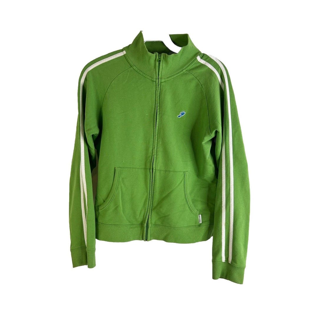 Y2K Abercrombie & Fitch Womens Medium Spell Out Track Jacket Bella 