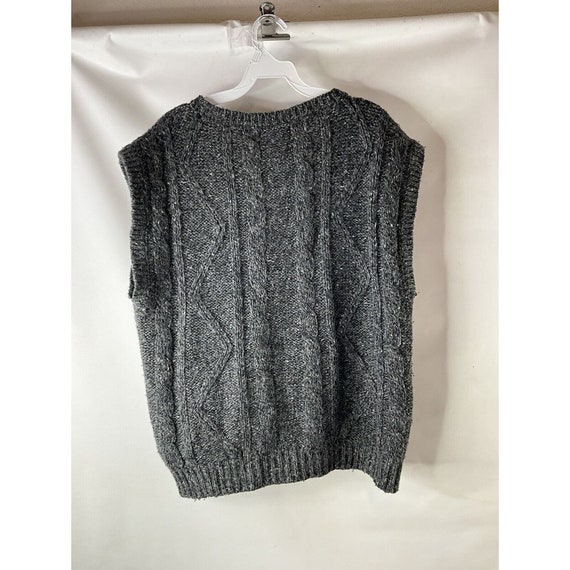 80s Gap Clothing Co Mens Medium Wool Cable Knit S… - image 6